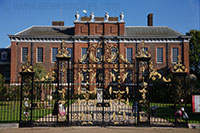 Entrance Gate at the Kensington Palace in London